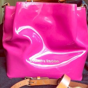 Dooney & Bourke Pink Patent Leather Satchel